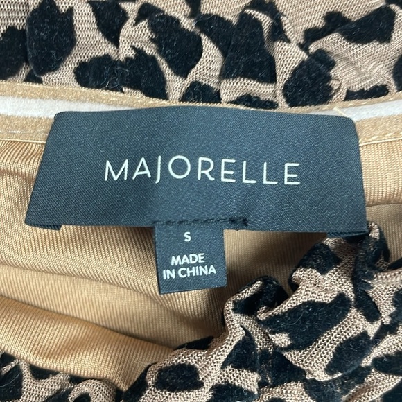 Majorelle Velvet Leopard Ruched Cap Sleeve Bodycon Mini Dress Animal Print Small - Picture 7 of 9